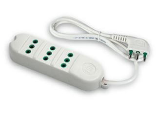 Immagine di PRESA MULTIPLA 3PR. 10A CON CAVO MT.1,5 BIANCA