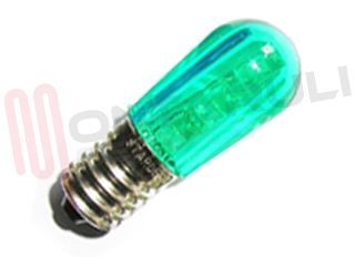 Immagine di LAMPADA LUMINARIA LED E14 0,24W C.C. VERDE 14V