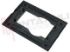 Immagine di PLACCA RETANGOLARE UNEL + 1 POSTO NERA SERIE LIVING
