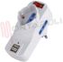 Immagine di PRESA MULTIPLA 1PR. SCHUKO+2PRESE BIVALENTI C/INT 16A + USB