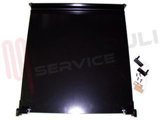 Immagine di KIT COPERCHIO PIANO COTTURA NERO 470X470MM.