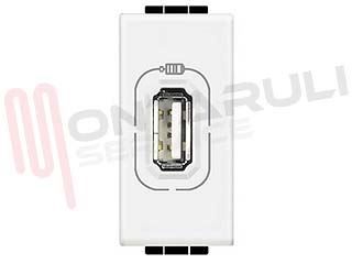 Immagine di PRESA USB BIANCA ALIMENTATA 5V SERIE LIGHT
