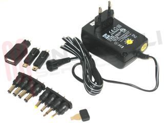 Immagine di ALIMENTATORE SWITCHIHG 1500MA 8 SPINOTTI + 3 USB UNIVERSALE