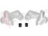 Immagine di SUPPORTO CERNIERA DX+SX COPERCHIO P/C BIANCO