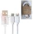 Immagine di CAVO USB A USB MAS-MAS MICRO 1MT BIANCO 8PIN APPLE - ANDROID
