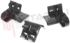 Immagine di BLOCCHETTO SUPPORTO COPERCHIO KIT SX+DX+CENTRALE NERO