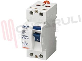 Immagine di INTERRUTTORE DIFFERENZIALE PURO 2P 25A IST. 0,03A 2M -S.90
