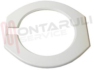 Immagine di CORNICE OBLO' ANTERIORE OVALE BIANCA