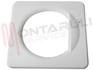 Immagine di CORNICE OBLO' ANTERIORE BIANCA QUADRA CON FORO