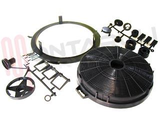 Immagine di FILTRO CAPPA A CARBONE D210/240MM UNIVERSALE