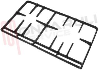 Immagine di GRIGLIA 2 FUOCHI GHISA 409X232MM. TRIPLEX