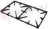 Immagine di GRIGLIA 2 FUOCHI GHISA 420X245MM. BECCHI