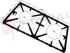 Immagine di GRIGLIA 2 FUOCHI GHISA 420X245MM. BECCHI