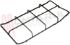 Immagine di GRIGLIA 2 FUOCHI PIATTINA 457X220X45MM. NERA DX