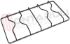 Immagine di GRIGLIA 2 FUOCHI PIATTINA 445X235MM. ZANUSSI