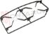Immagine di GRIGLIA 2 FUOCHI PIATTINA 440X218/145MM. DESTRA NARDI