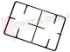 Immagine di GRIGLIA 2 FUOCHI PIATTINA 375X245X40MM. PER FORNELLO 200GP