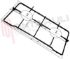 Immagine di GRIGLIA 2 FUOCHI PIATTINA 460X223MM. SMEG