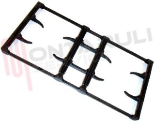 Immagine di GRIGLIA 2 FUOCHI GHISA 400X202MM. ARISTON