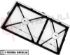 Immagine di GRIGLIA 2 FUOCHI GHISA 400X209MM. ONOFRI NERA