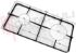 Immagine di GRIGLIA 2 FUOCHI PIATTINA 470X224MM. INDESIT