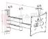 Immagine di SUPPORTO PER SCHERMI PIATTI FLAT ORIENTABILE TV 23-40''