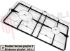 Immagine di GRIGLIA 2 FUOCHI PIATTINA 445X235MM. LIGMAR