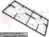 Immagine di GRIGLIA 2 FUOCHI PIATTINA 432X225MM. LOFRA