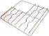 Immagine di GRIGLIA 3 FUOCHI FILO 445X460MM. SMEG