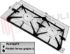 Immagine di GRIGLIA 2 FUOCHI GHISA 430X234MM. NERA BOMPANI