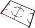 Immagine di GRIGLIA 2 FUOCHI GHISA 457X278MM. GRIGIA ARISTON