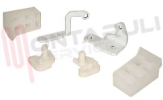 Immagine di CERNIERA CENTRALE BIANCA KIT REVERSIBILE PORTE FRIGO