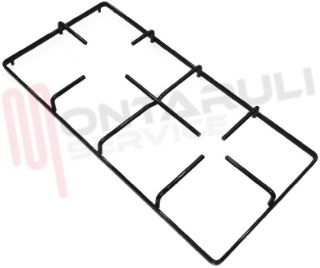 Immagine di GRIGLIA 2 FUOCHI PIATTINA 457X225MM. LATO SX NERA ZANUSSI