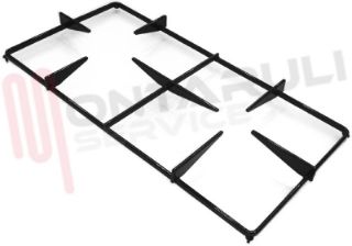 Immagine di GRIGLIA 2 FUOCHI PIATTINA 499X249MM. MARRONE LOFRA