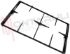 Immagine di GRIGLIA 2 FUOCHI GHISA 450X275MM. REX NAONIS