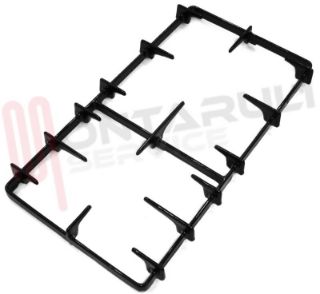 Immagine di GRIGLIA 2 FUOCHI GHISA 425X223MM. NERA OLMAR