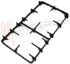 Immagine di GRIGLIA 2 FUOCHI GHISA 425X223MM. NERA OLMAR
