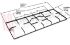Immagine di GRIGLIA 3 FUOCHI PIATTINA 532X220MM. PARKER
