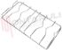 Immagine di GRIGLIA 2 FUOCHI FILO 455X235MM. H.40MM. CROMATA ARISTON