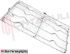 Immagine di GRIGLIA 2 FUOCHI FILO 482X239MM. CROMATA ARISTON