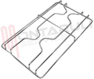 Immagine di GRIGLIA 2 FUOCHI FILO 402X230MM. CROMATA ARISTON