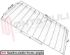 Immagine di GRIGLIA 2 FUOCHI FILO 452X278MM. INOX ZANUSSI