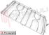 Immagine di GRIGLIA 2 FUOCHI FILO 452X279MM. INOX ZANUSSI