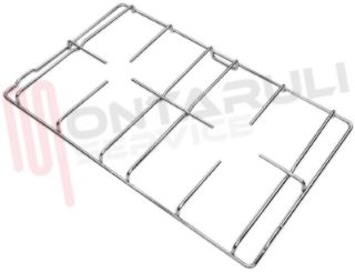 Immagine di GRIGLIA 2 FUOCHI FILO 454X278MM. H.21MM. KIT 2PZ. ZANUSSI