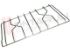 Immagine di GRIGLIA 2 FUOCHI FILO 453X278MM. INOX DX ZANUSSI