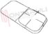 Immagine di GRIGLIA 1 FUOCO + PIASTRA FILO 460X230MM. CROMATA SMALVIC