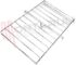 Immagine di GRIGLIA 2 FUOCHI FILO 457X287MM. CROMATA ZANUSSI