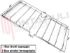 Immagine di GRIGLIA 2 FUOCHI FILO 475X259MM. CROMATA ZANUSSI