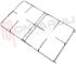 Immagine di GRIGLIA 2 FUOCHI FILO 470X263MM. CROMATA IGNIS