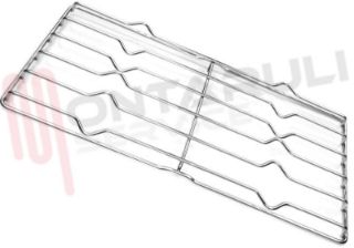 Immagine di GRIGLIA 2 FUOCHI FILO 489X258MM. INOX ARISTON